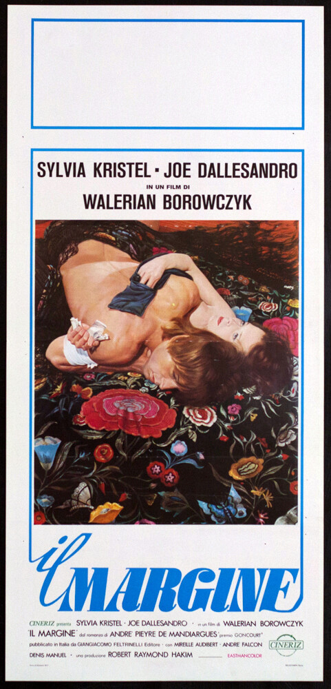 Locandina originale film Il margine (1976) - Regia di Walerian Borowczyk