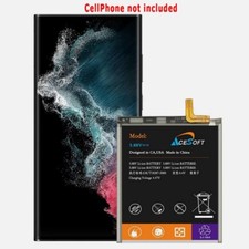 Large Power 5100mAh Lithium Battery for Samsung Galaxy S22 Ultra SM-S908U Phone