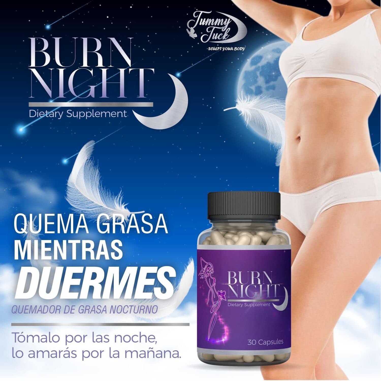 Tummy Tuck Burn Night