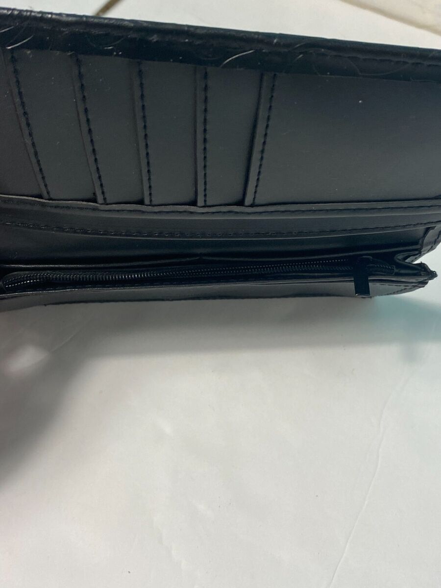 A Bathing Ape Leather Long Wallet Camo Print Black Japanese A Bathing Ape Leather Long Wallet Camo Print Black Japanese