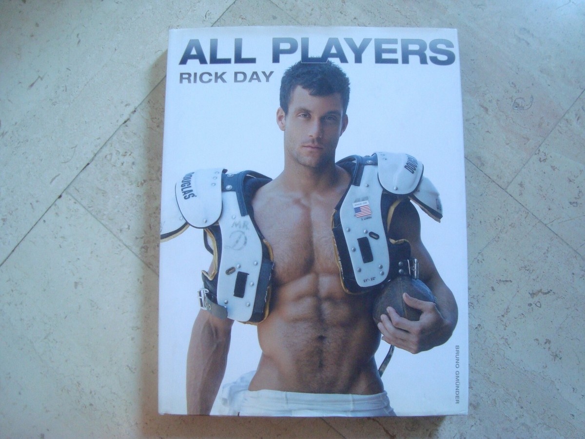 RICK DAY *rare*OOP ALL PLAYERS book XL HARDCOVER male gay models