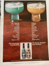 Heublein, Grasshopper, Brandy Alexander, Full Page Vintage Print Ad