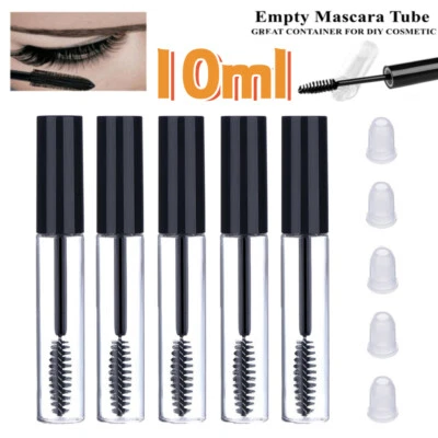 5 STK 10ml Leere Wimperntusche Rohre Mascara Tube Wimpern leer Flasche Behälter