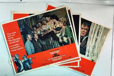 ORIGINAL LOBBY CARDS - CHEYENNE SOCIAL CLUB - 1970 - set of 8 -  James Stewar...