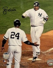 JOSE MOLINA New York Yankees Last Home Run Yankee Stadium Signed 8x10 Photo COA