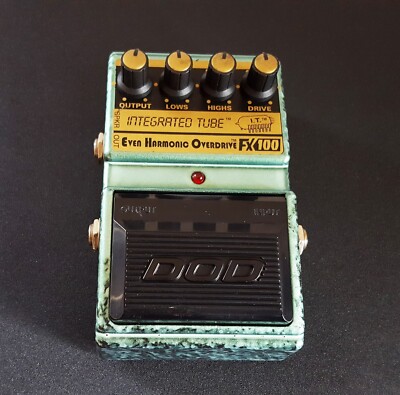 DOD FX100 Even Harmonic Overdrive Integrated Tube Vintage FX Pedal