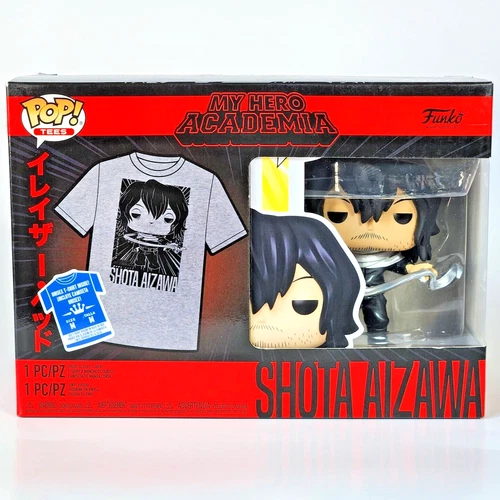 Funko Pop! Tees - Shota Aizawa - My Hero Academia Vinyl Figure with M Size Shirt