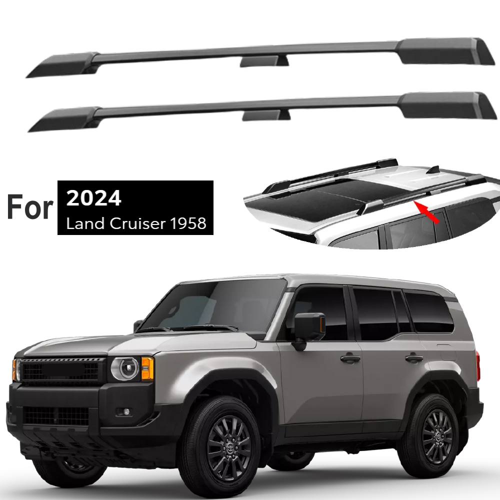 2PCS Roof Rack Rails Fits for Land Cruiser 1958 Prado J250 LC250