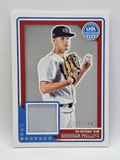 2023 Panini Stars & Stripes 18U National Team Patch /250 - BRENNAN PHILLIPS
