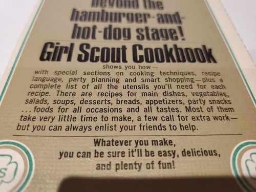 Girl Scouts Cookbook ~ by The Girl Scouts of the USA ~ 1971 Bantam Books Vintage - 第 15/15 張圖片