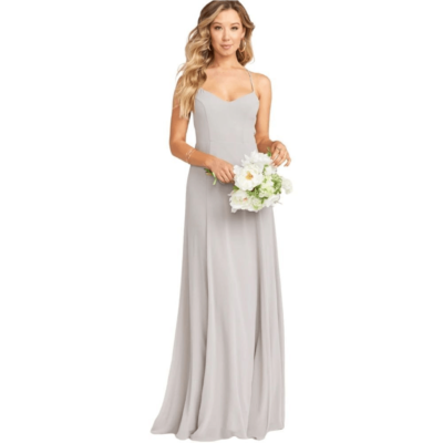 dove grey chiffon dress 1930's Pale Dove Grey Silk Chiffon Puff Sleeve Dress – Eveliina Vintage