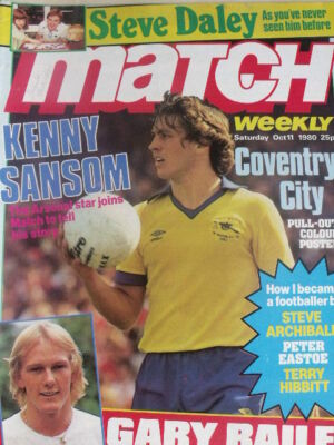 Spiel Wochenmagazin Fußball 11.10.1980 Poster Coventry City Team Gruppe