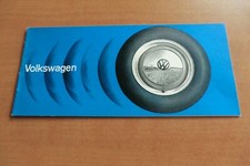 Brochure Volkswagen VW Maggiolino Karmann Ghia Bulli T1 Pick up Camper de luxe Inglese