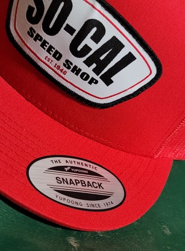 So-Cal Speed Shop TRUCKER HAT Mesh Snapback Hot Rod Drag Racing auto vtg style - Picture 3 of 5