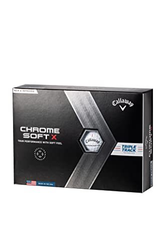 Callaway Golf Ball CHROME SOFT X 2022 1 Dozen (12 Pieces) 4 Callaway Golf Ball CHROME SOFT X 2022 1 Dozen (12 Pieces) 4