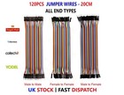 20CM Dupont Jump Wire 120Pcs All Types Jumper Cable Breadboard Lead Arduino M MF