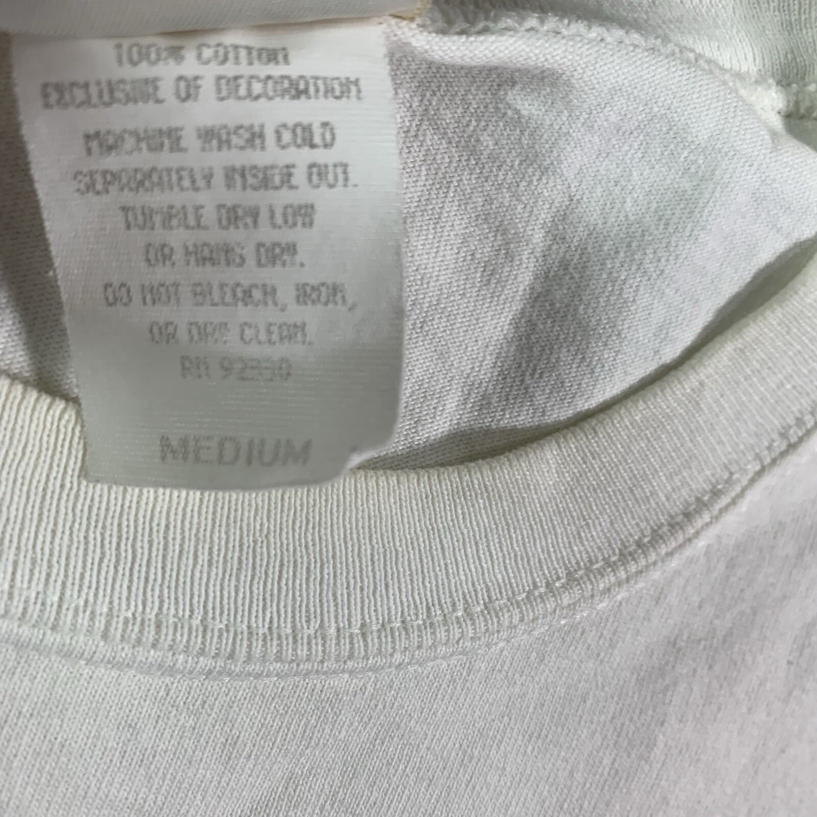 FILA Camicia vintage remi uomo media bianca made in USA 913 manica corta cotone