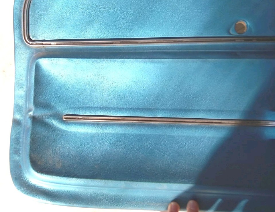 Vintage/Orig '66 GM Chevrolet Corvette Coupe Dark Teal Door Panel RH W