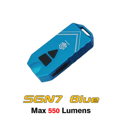 atak 550 rechargeable flashlight MecArmy SGN7 LED 550 Lumens Rechargeable Attack Alarm FLashlight Torch -  Blue
