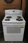 Ge Jb256Dmww 30" White Freestanding 4 Coil Electric Range Nob #147216
