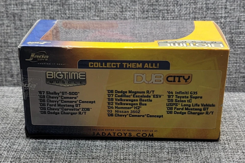 Jada Dub City - Big Time Muscle, Chevy Camaro 1969 escala 1:32 nuevo en caja Foto 4 de 4