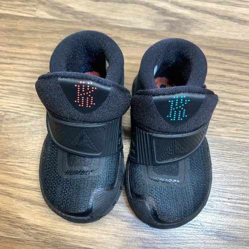 Nike Kyrie 6 Toddler Basketball Sneakers Triple Black BQ5601-006 Size 4C - Picture 6 of 11