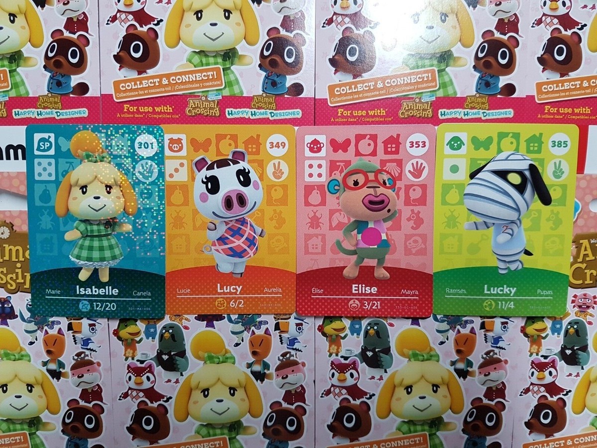 Welcome to Animal Crossing Series 4 Amiibo Card (Authentic