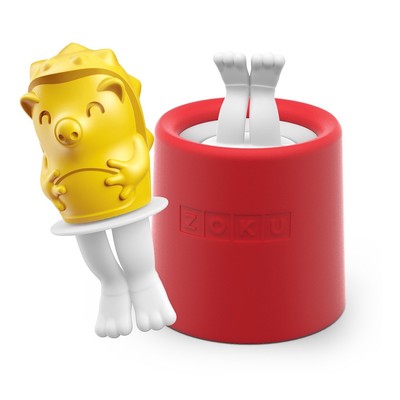 Zoku ZK-123-HEDGEHOG Character Shaped Ice Pop Mold Hedgehog