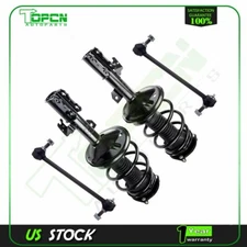 For 2002-2003 Toyota Camry Front Shocks Struts Coil Spring Sway Bar Link Kit