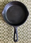 VTG Small 6.5" #3 Wagner (Unmarked) Cast Iron Skillet, Well-Seasoned (Naturally)