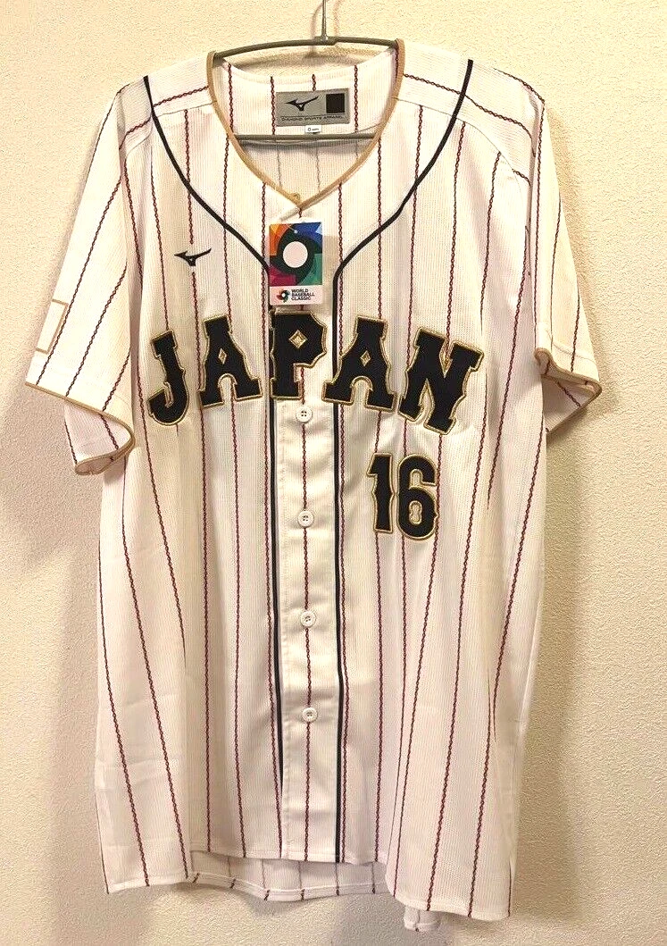 16 Shohei Ohtani Uniform Samurai Japan WBC 2023 Size : O (XL) NEW