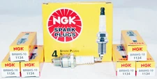6 Pack Genuine Authentic NGK 1134 Nickel Spark Plug BR8HS10 Removable Tip