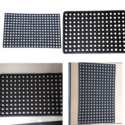 US Non Slip Door Mats Indoor Outdoor Rug Heavy Duty Washable Kitchen Rubber Mat