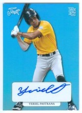 YERIEL PASTRANA PLATINUM JUST GEMS AUTOGRAPH /8 LEAF PERFECT GAME NATIONAL 2022
