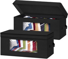 Stackable Hat Organzier for Baseball Caps 2 PCS Hat Storage Box Hold 30 Caps