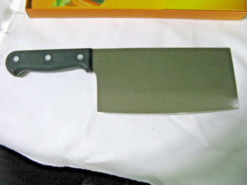 NEW! Bao Qiang Chinese Cleaver/Chef's Knife, Stainless, Full Tang - BRAND NEW! - Picture 7 of 8