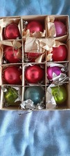 Glaskugeln Bunt Deko Weihnachten Christbaumku...