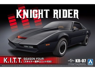 Aoshima - Knight Rider K.I.T.T. Season Four mit Scanner Spracheinheit 1/24 06561