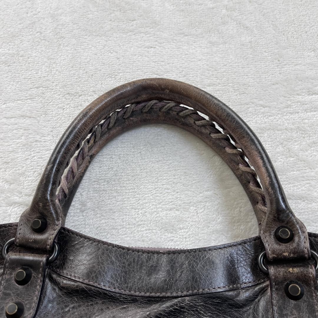 Balenciaga The First Bag Brown Leather 2Way Shoulder Handbag thumbnail 11