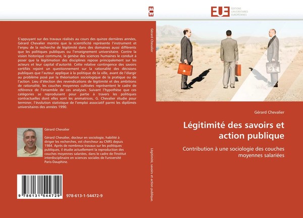GéRard Chevalier | LéGitimité Des Savoirs Et Action Publique | Taschenbuch-image