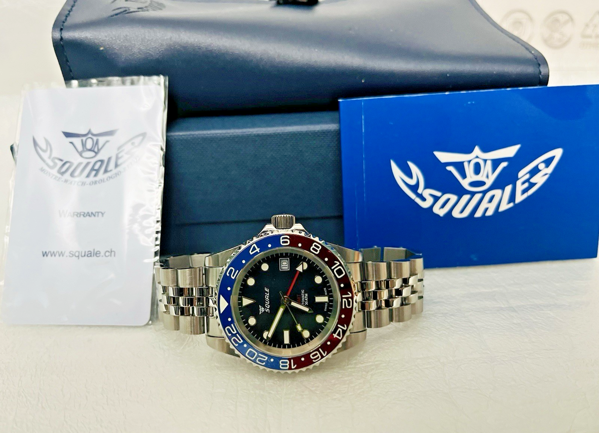 Squale 1545 30 Atmos BLUE/RED 