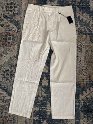 Bonobos Men Coconut Milk Linen Pants 32/30