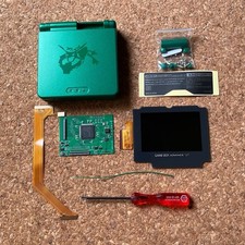 IPS LCD Mod Kit with Shell for Game Boy Advance SP GBA SP No Solder Japan New