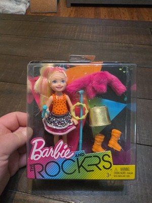NEW! Barbie And The Rockers Chelsea Doll With Tambourine And Outfit