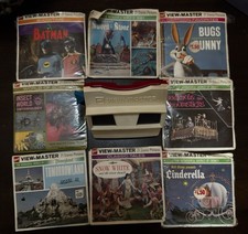 View- Master 1970  s Red and White Tested and Works Great Condition See Photos