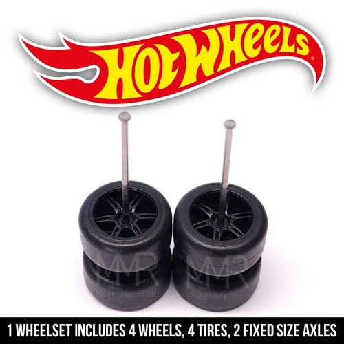 Scala 1/64 RPF1 v5 - Set di pneumatici cerchioni 6 RAZZE Real Riderz per Hot - Foto 8 di 31