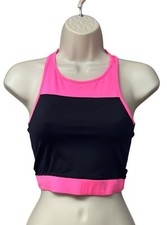 Energie Active Juniors' Trixi Racerback Sports Bra, Pink/ Black, Sz. S
