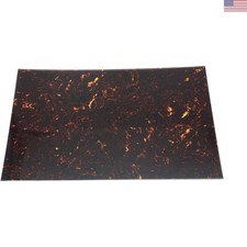 Uncut 11"x17" DIY Blank Guitar Pickguard in Dark Tortoise - Customize Your Sound