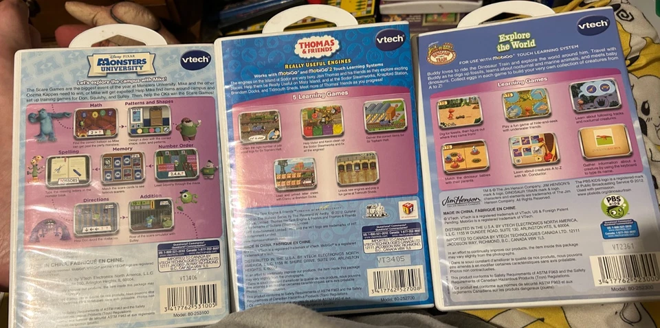 Vtech Mobigo 3-6 Yrs Old Touch Learning System Games Lot of 3 Titles - Image 2 of 4