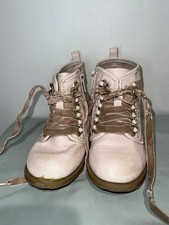 Wonder Nation Girls Pink Booties Boots Shoes Size 10 Tie Lace Up Zipper Cute